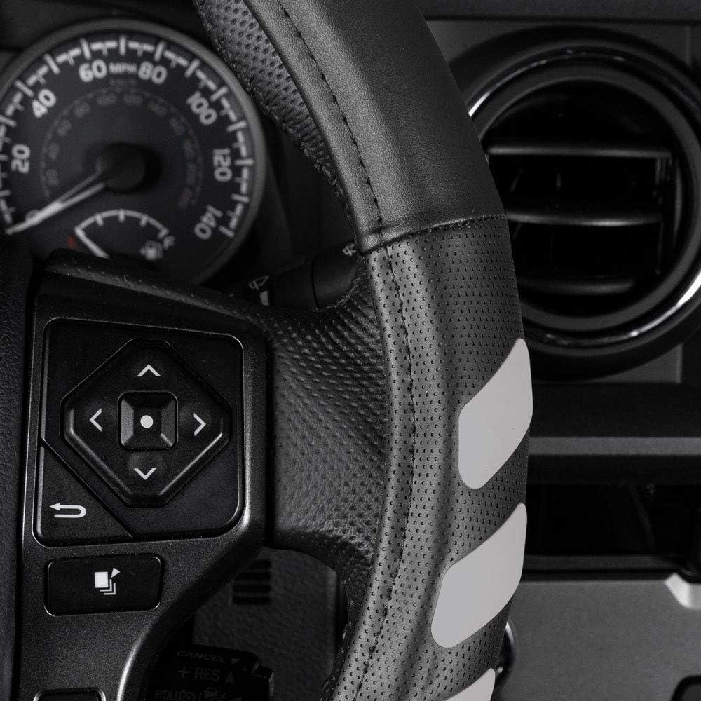 imageCAT MeshFlex Truck Seat Covers Front Set with Steering Wheel Cover Fits 15516 Inch Wheels Automotive Seat Covers for Cars Trucks and SUVs GrayGray