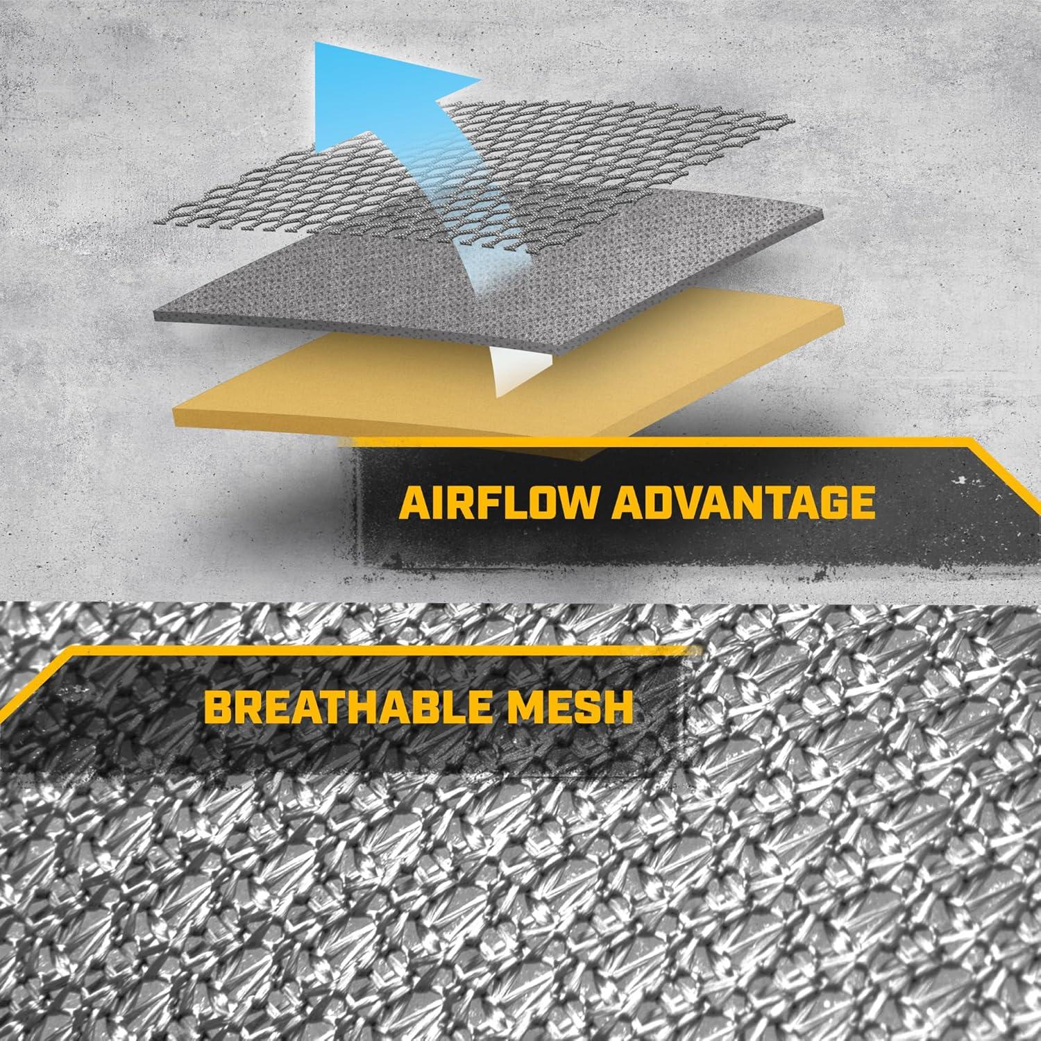 imageCaterpillar AeroMesh Black Seat Covers for Trucks Car ampamp SUV 1 Front Truck Seat Cover Protector Breathable Mesh Universal Fit Car Seat Covers Automotive Seat Covers Top of Seat ProtectionGray