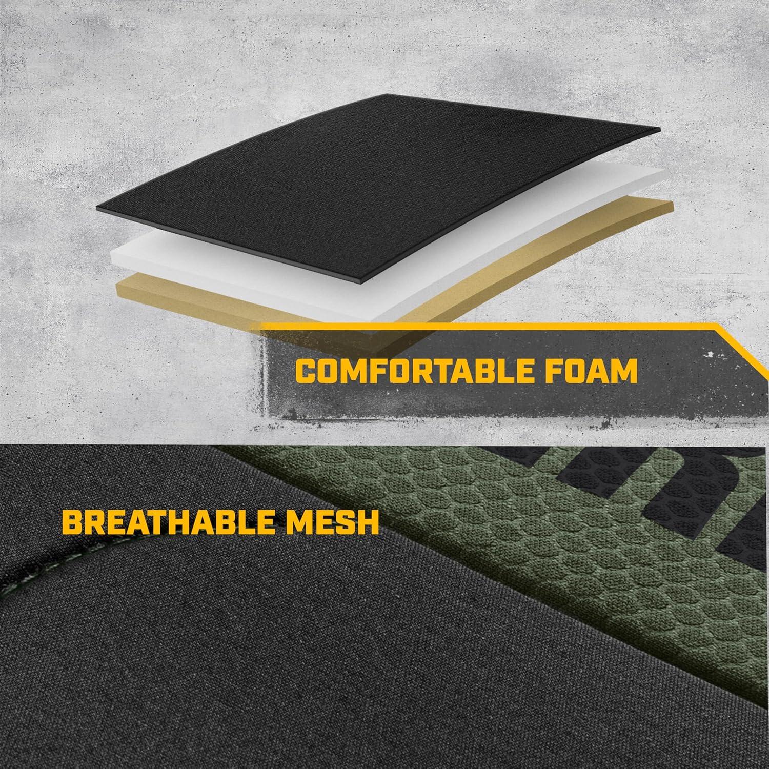 imageCaterpillar Flexfit Automotive Seat Covers for Cars Trucks and SUVs Set of 2 Black Seat Covers for Front Seats Seat Protectors with Gray Honeycomb Trim Auto Interior CoversHunter Green