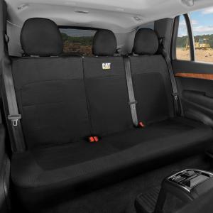 Cat MeshFlex Automotive Seat Covers for Cars Trucks and SUVs – Gray Car Seat Covers for Front Seats, Truck Seat Protectors with Comfortable Mesh Back, Set of 2(Black&Black)