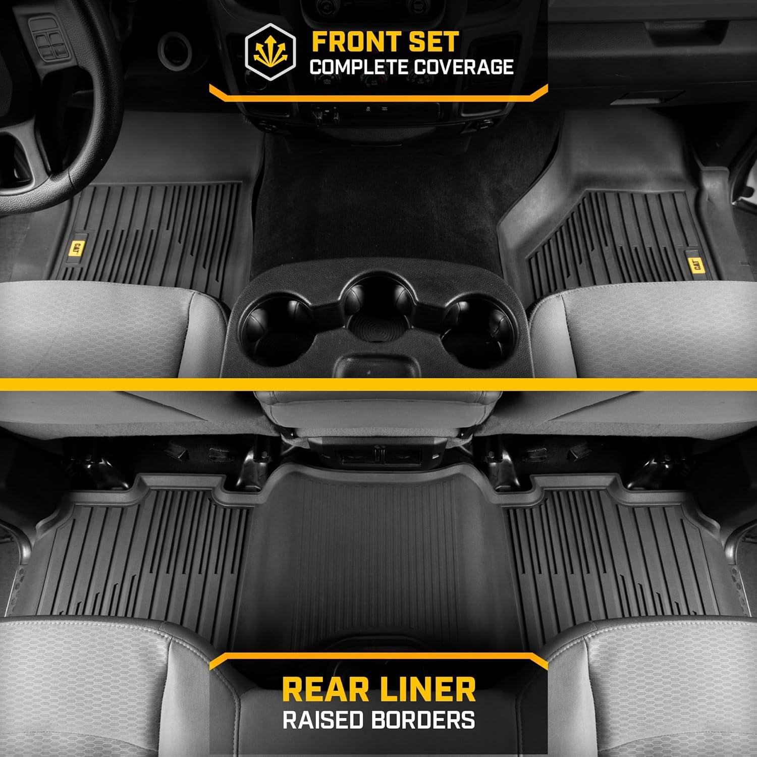 imageCAT JustFit 3D Floor Mats for Tesla Model 3 20172024 Custom Fit Tesla Model 3 Floor Mats with Extended Coverage Design Premium Tesla Model 3 AccessoriesDodge Ram 1500 Crew Cab 20092018 Dodge Ram 25003500 Crew Cab 2010 2018 Dodge Ram Classic 2019 2024