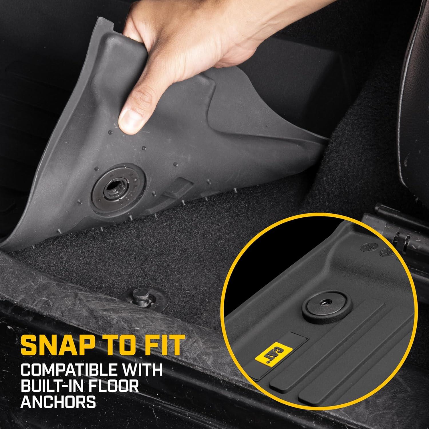 imageCAT JustFit 3D Floor Mats for Tesla Model 3 20172024 Custom Fit Tesla Model 3 Floor Mats with Extended Coverage Design Premium Tesla Model 3 AccessoriesJeep Gladiator JL 20202025 Front Seats Only