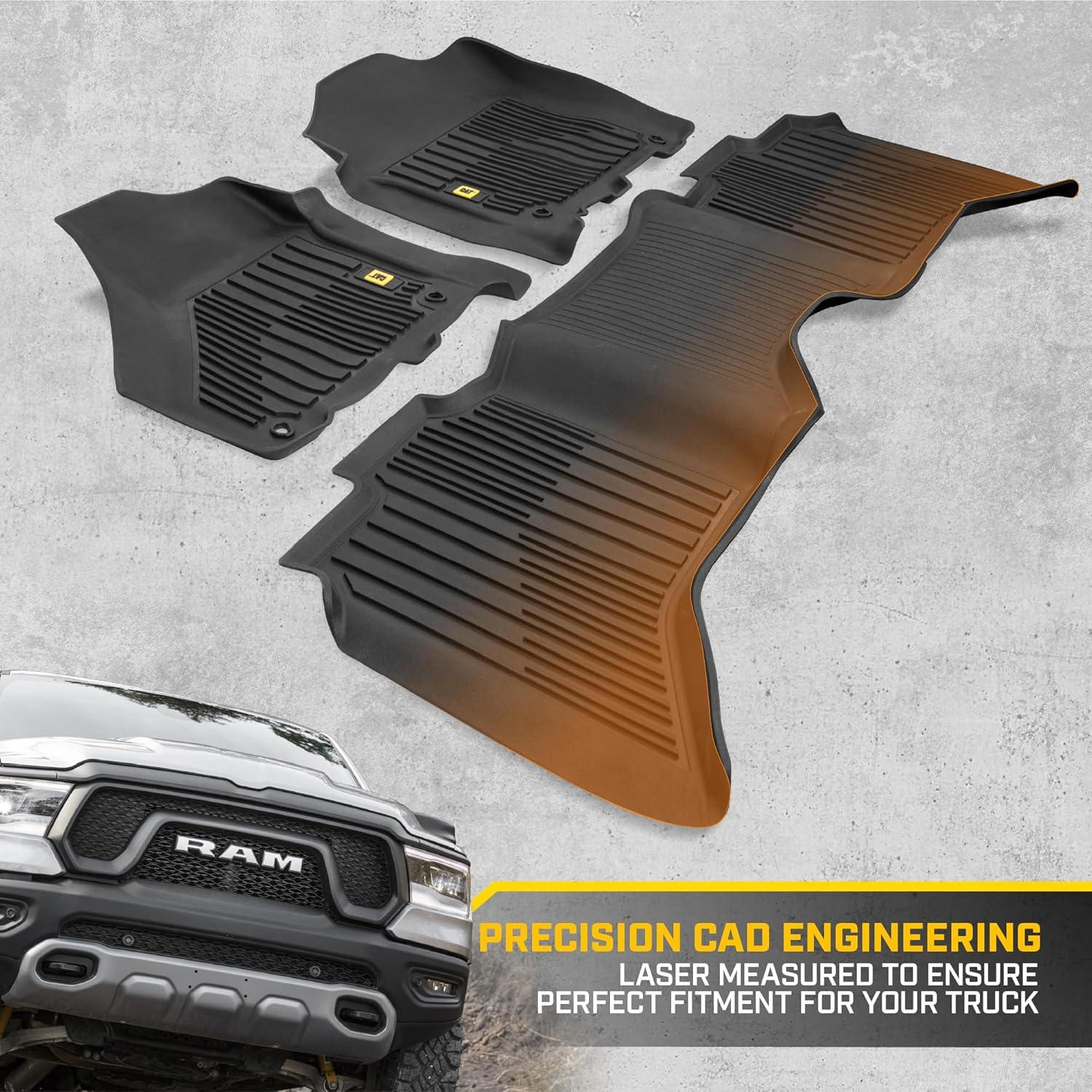 imageCAT JustFit 3D Floor Mats for Tesla Model 3 20172024 Custom Fit Tesla Model 3 Floor Mats with Extended Coverage Design Premium Tesla Model 3 AccessoriesDodge Ram 1500 Crew Cab 20092018 Dodge Ram 25003500 Crew Cab 2010 2018 Dodge Ram Classic 2019 2024