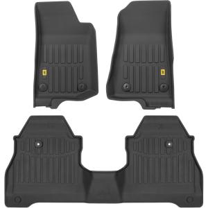 CAT® JustFit™ 3D Floor Mats for Tesla Model 3 2017-2024 – Custom Fit Tesla Model 3 Floor Mats with Extended Coverage Design, Premium Tesla Model 3 Accessories(Jeep Gladiator JL (2020-2025 Full Set Front & Rear))