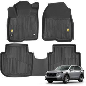 CAT® JustFit™ 3D Floor Mats for Tesla Model 3 2017-2024 – Custom Fit Tesla Model 3 Floor Mats with Extended Coverage Design, Premium Tesla Model 3 Accessories(Honda CRV (2023-2024))