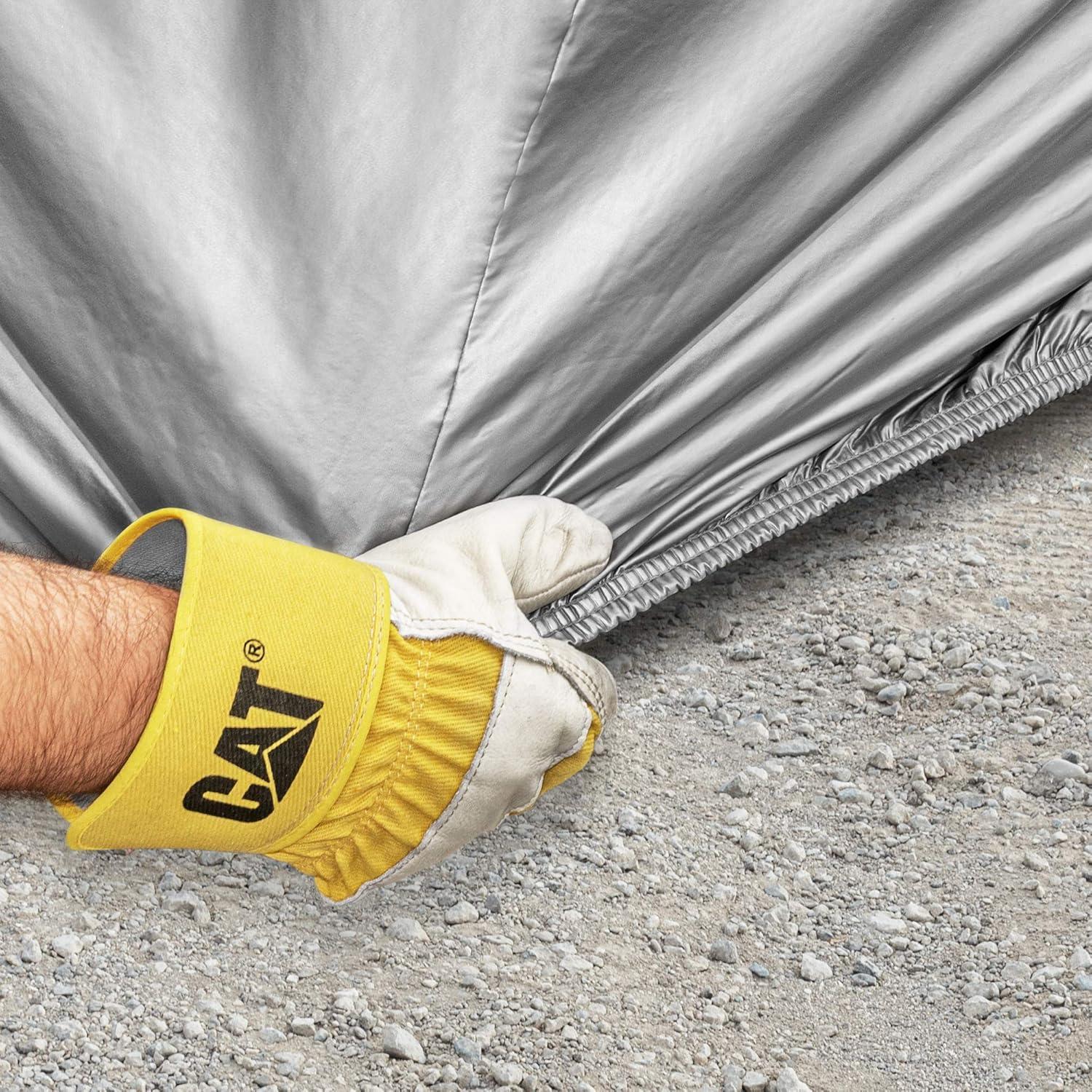 imageCAT PickUp Truck Cover Car Cover for Trucks Car Cover Waterproof All Weather Heavy Duty Full Exterior Truck Bed Cover and Cabin UV Dust Rain Snow Hail Full Size Crew Cab 264quot L x 80quot W x 65quot HRegular Cab 208L x 70W x 65H