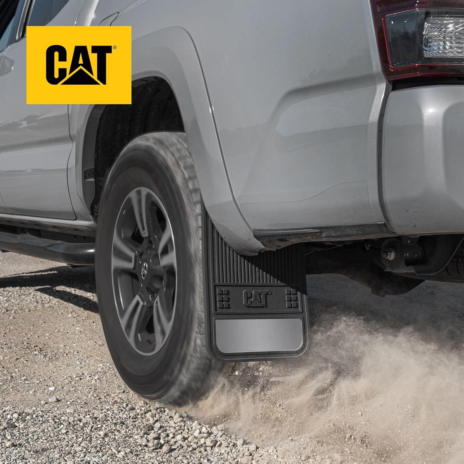 imageCat Mud Flaps for Trucks Heavy Duty Rubber Truck Accessories ampamp Wheel Liner Mud Flaps for Pickup Trucks Splash Guards for Front or Back Tires Some Drilling Required for Included Screws2 pcs for FrontRear Tires