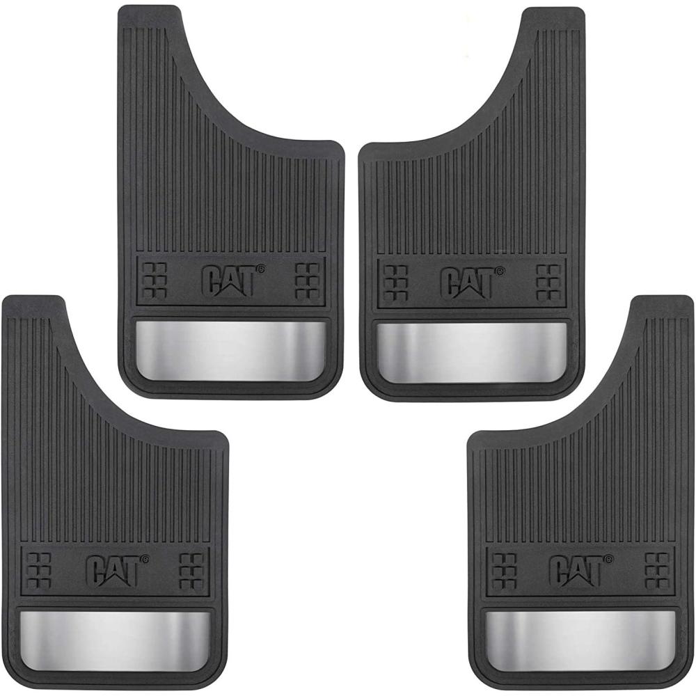 imageCat Mud Flaps for Trucks Heavy Duty Rubber Truck Accessories ampamp Wheel Liner Mud Flaps for Pickup Trucks Splash Guards for Front or Back Tires Some Drilling Required for Included Screws4 Count Pack of 1