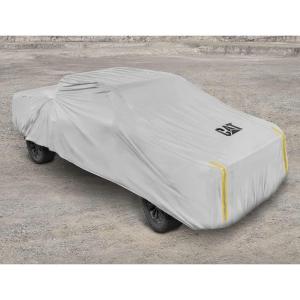 CAT Pick-Up Truck Cover, Car Cover for Trucks, Car Cover Waterproof All Weather Heavy Duty, Full Exterior Truck Bed Cover and Cabin, UV Dust Rain Snow Hail – Full Size Crew Cab 264″ L x 80″ W x 65″ H(Full Size Regular Cab 230″L x 75″W x 65″H)
