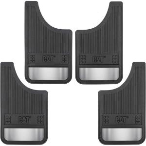 Cat® Mud Flaps for Trucks – Heavy Duty Rubber Truck Accessories & Wheel Liner Mud Flaps for Pickup Trucks – Splash Guards for Front or Back Tires – Some Drilling Required for Included Screws(4 Count (Pack of 1))