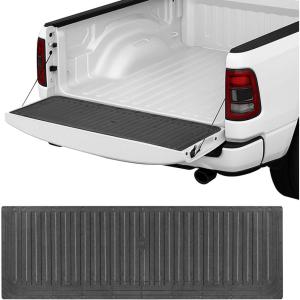 Cat® Ultra Tough Heavy Duty Truck Tailgate Mat/Pad/Protector – Universal Trim-to-Fit Extra-Thick Rubber for All Pickup Trucks 62″ x 21″ (CAMT-1509), Black