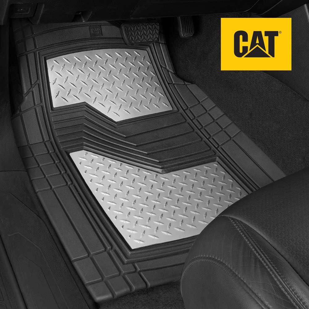 imageCAT Deep Dish Rubber Floor Mats All Weather for Car Truck SUV ampamp Van Total Protection Durable Trim to Fit Liners Heavy Duty Odorless4PCCAMT2314BKSL
