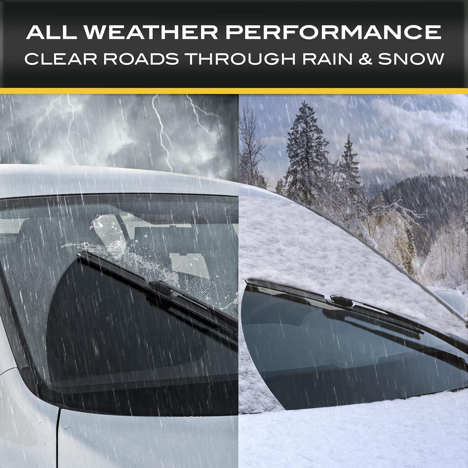 image:imageCAT C20 Wiper Blades 2Pack Front or Rear Wiper Blades for Cars SUVs Trucks Direct OEM Replacement Heavy Duty StreakFree All Seasons Silent Crystal Clear Easy Installation 22 2218 17