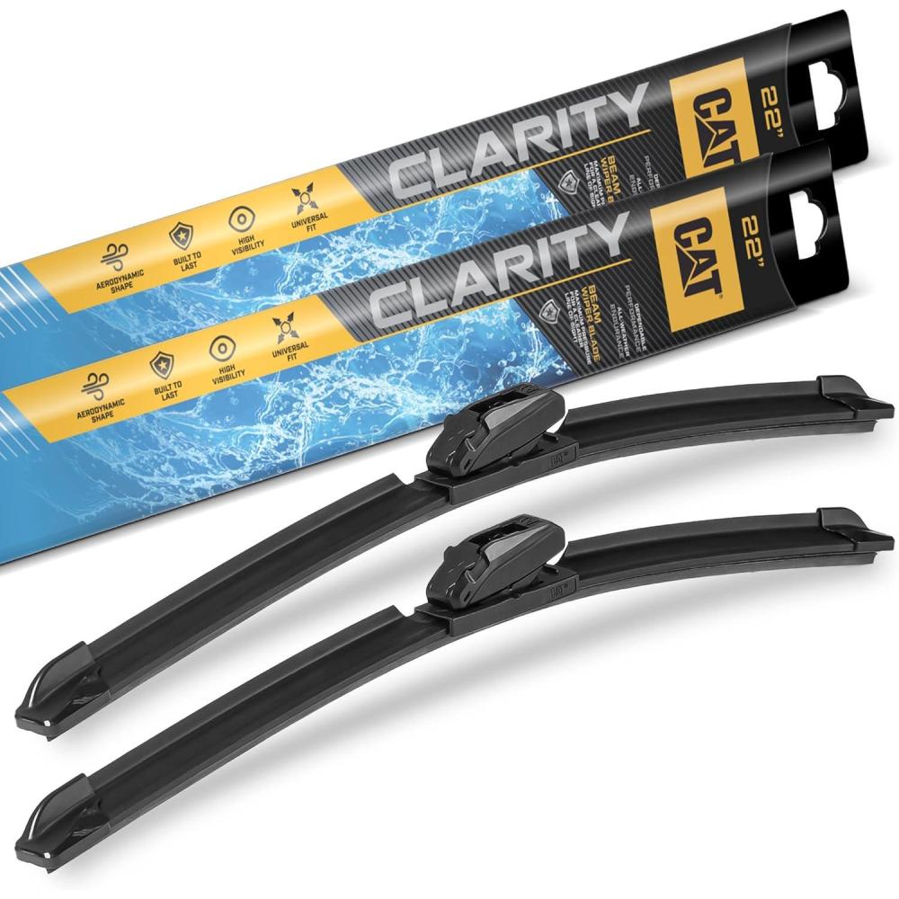 image:imageCAT C20 Wiper Blades 2Pack Front or Rear Wiper Blades for Cars SUVs Trucks Direct OEM Replacement Heavy Duty StreakFree All Seasons Silent Crystal Clear Easy Installation 22 2222 22